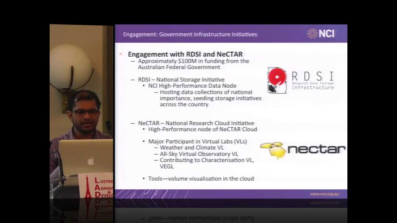 Lustre at the Australian National Computational Infrastructure