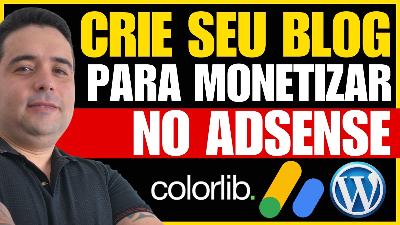 Como Criar um Blog para Adsense do Absoluto Zero no Wordpress com o Tema Sparkling Colorlib