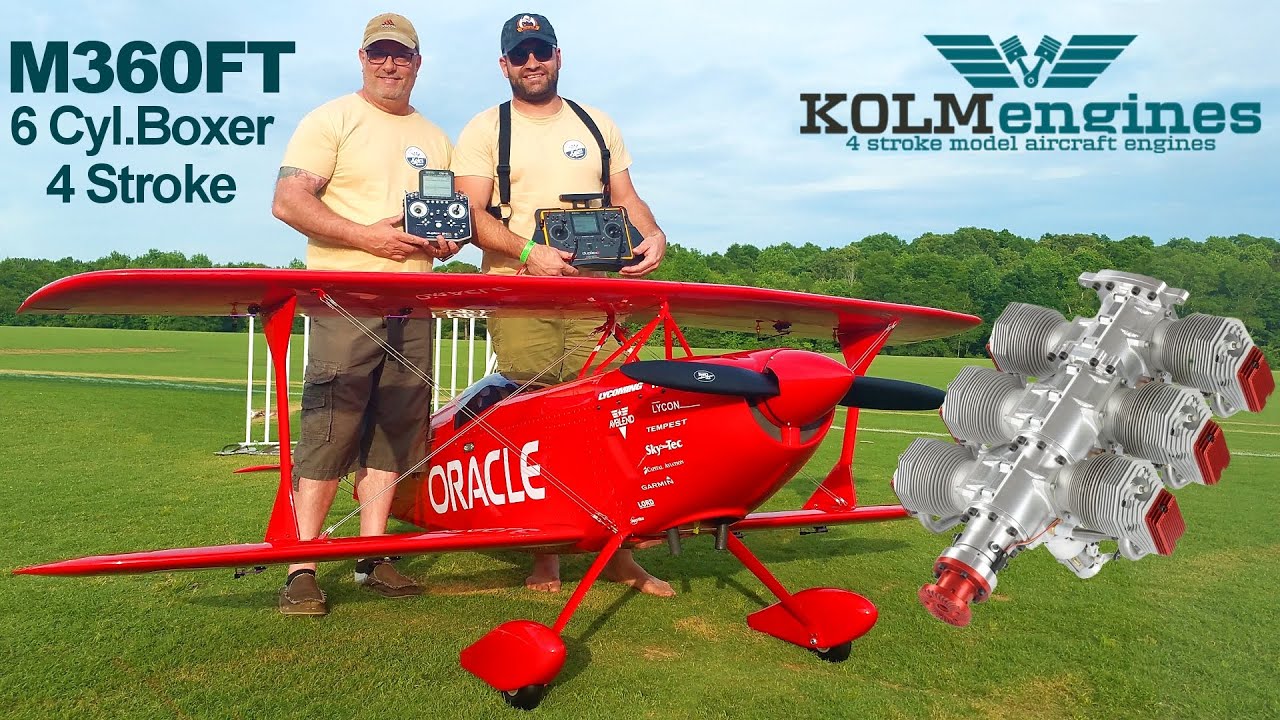 Rc Pitts With The Brand New 6 Cylinder KOLM Engine