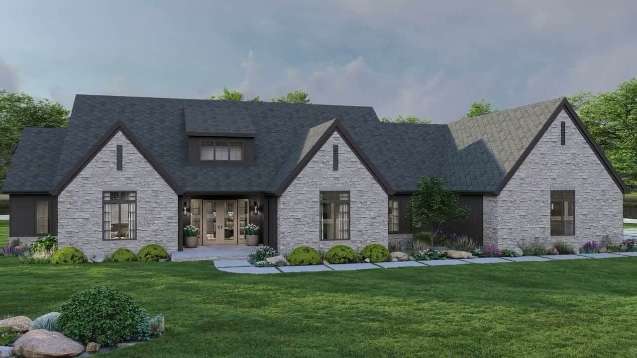 4 Bed 4 Bath Modern Transitional Home Tour | 3,248 Sq Ft House Plan [Plan 963-01044]