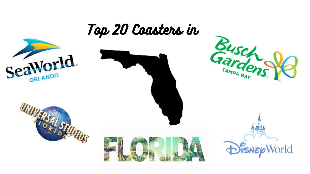 Top 20 Rollercoasters in Florida 2020- Includes Iron Gwazi!