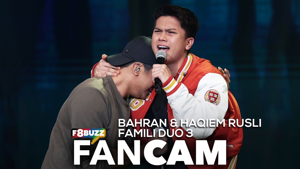 Ariff Bahran & Haqiem Rusli • HUJAN, AYAH DAN IBU & PELANGI PETANG • Famili Duo 3 • F8Buzz FanCam