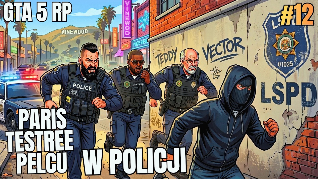 LSPD ZATRZYMAJ SIĘ NIE MASZ SZANS - VECTOR I SHARPEDO - ODCINEK 12 [TESTREE PARIS PELCU GTA 5 RP]