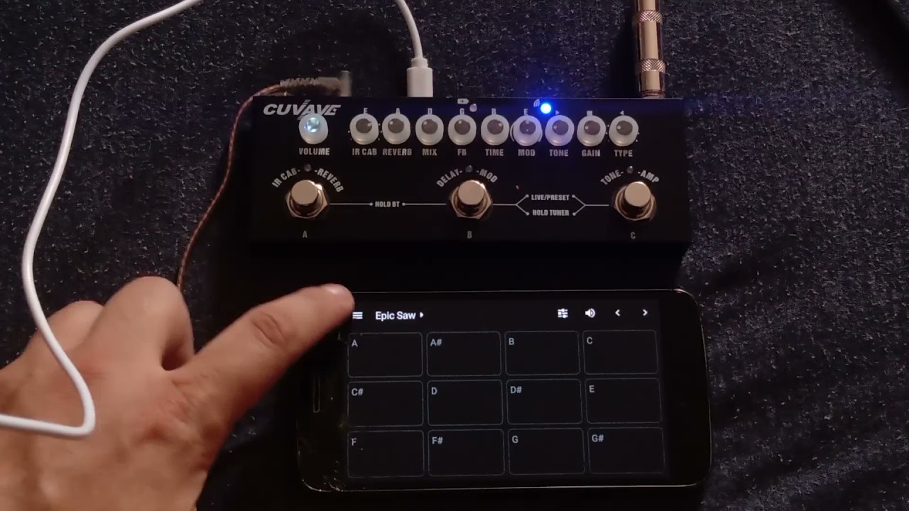 Cuvave Cube baby - IR de violão(disponível na descrição) e PAD(App) por Bluetooth.