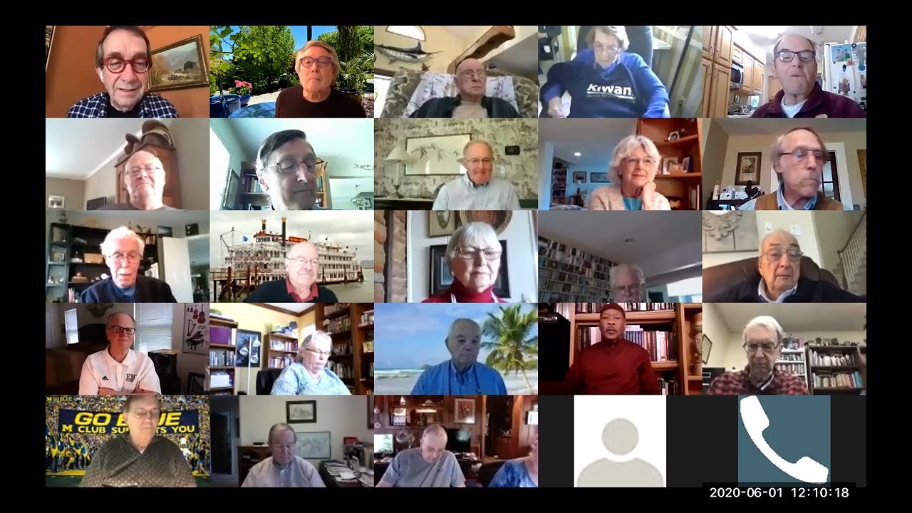 Ann Arbor Kiwanis Virtual Meeting