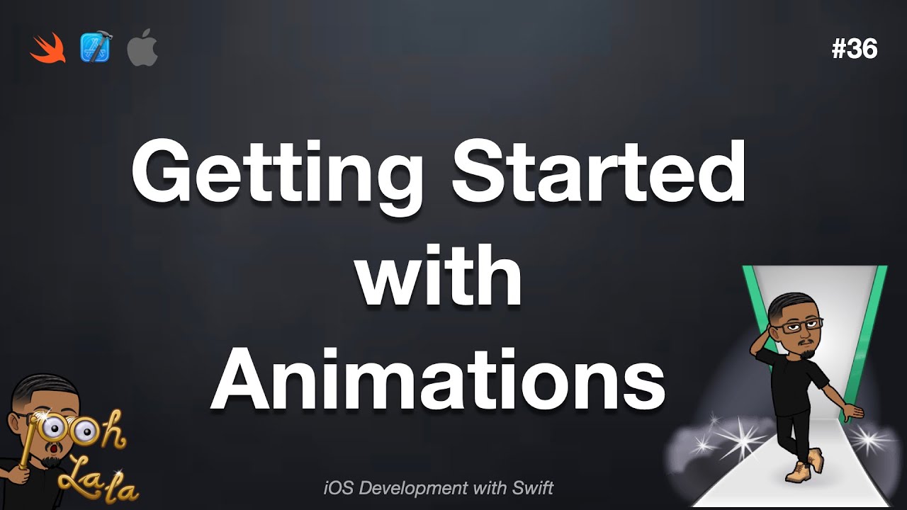 iOS Dev 36: Getting Started with Animations | Swift 5, XCode 13