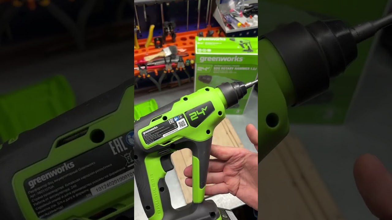 Дюбельник Greenworks  #greenworks #tools #shorts