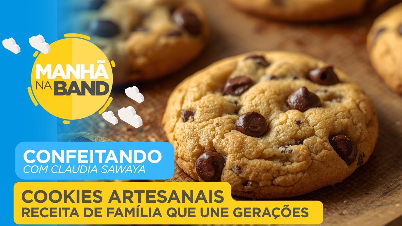 Receita de família que une gerações: Cookies artesanais com Cláudia Sawaya| MANHÃ NA BAND