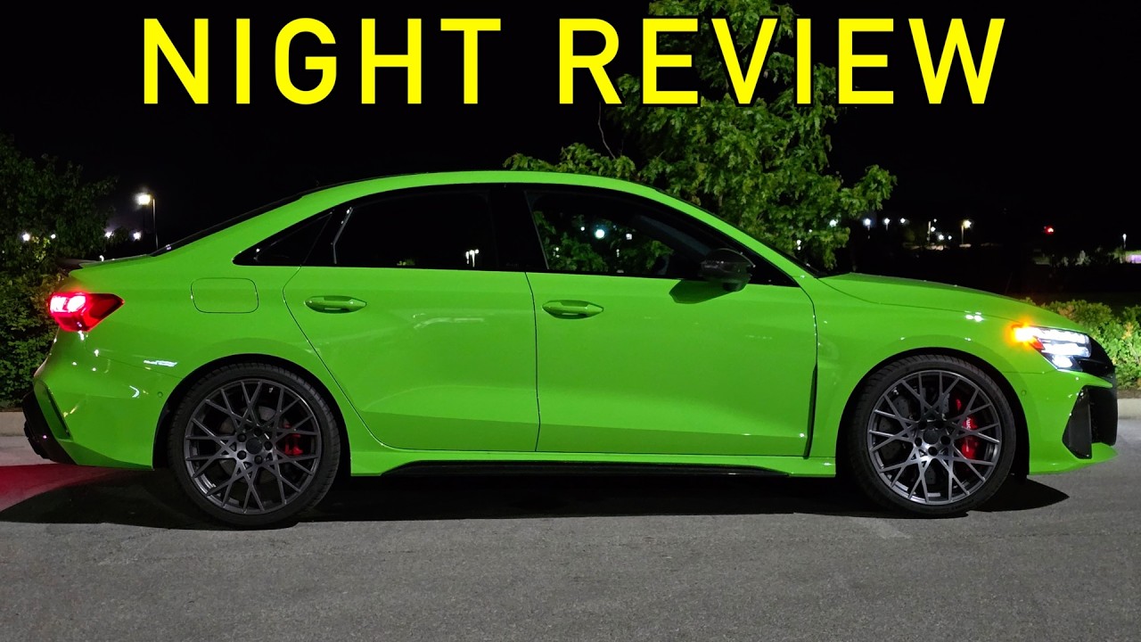 ADVANCED LIGHT SHOW! -- The 2026 Audi RS3 is Impressive at NIGHT! (Headlights, Interior & More)
