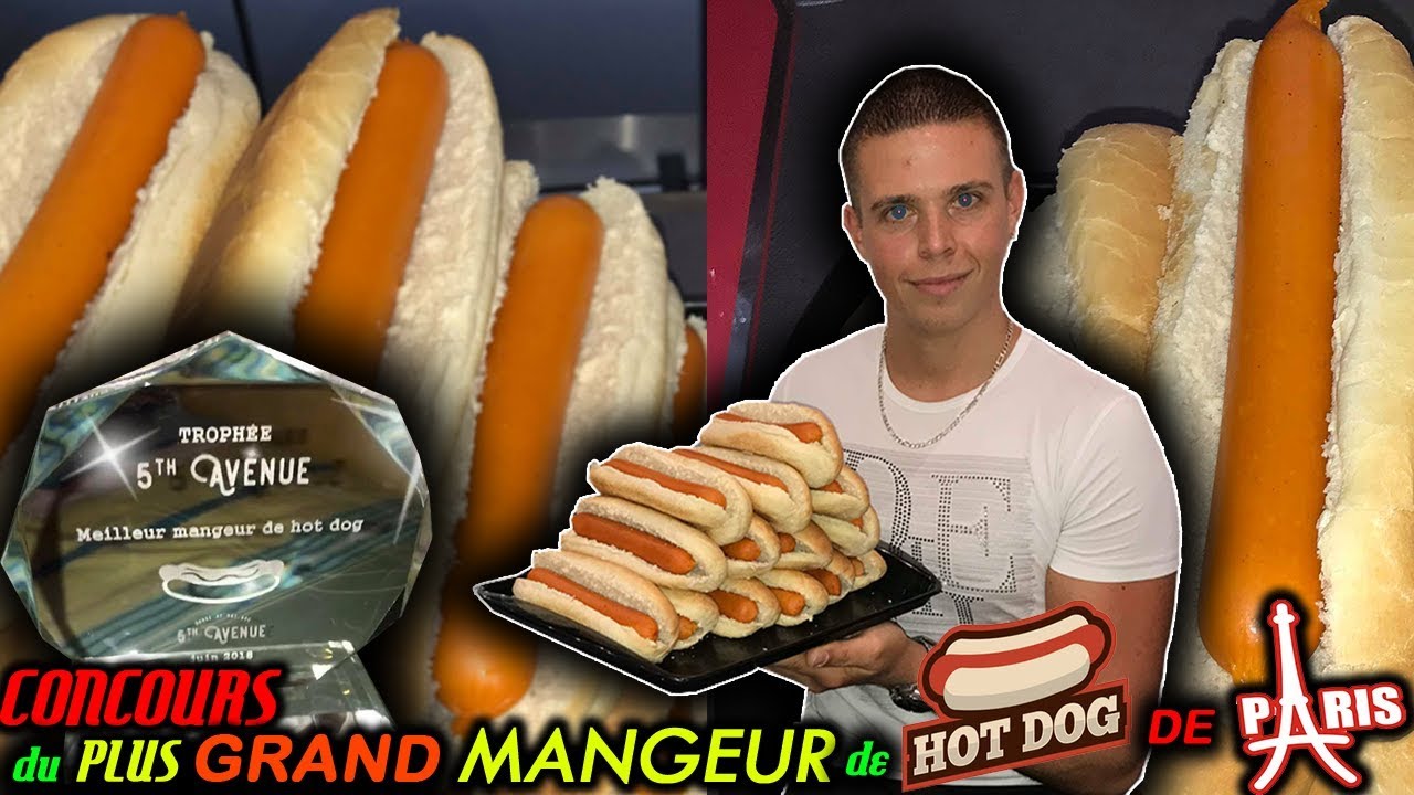 Le Concours du PLUS GRAND MANGEUR de HOT-DOGS de Paris !!