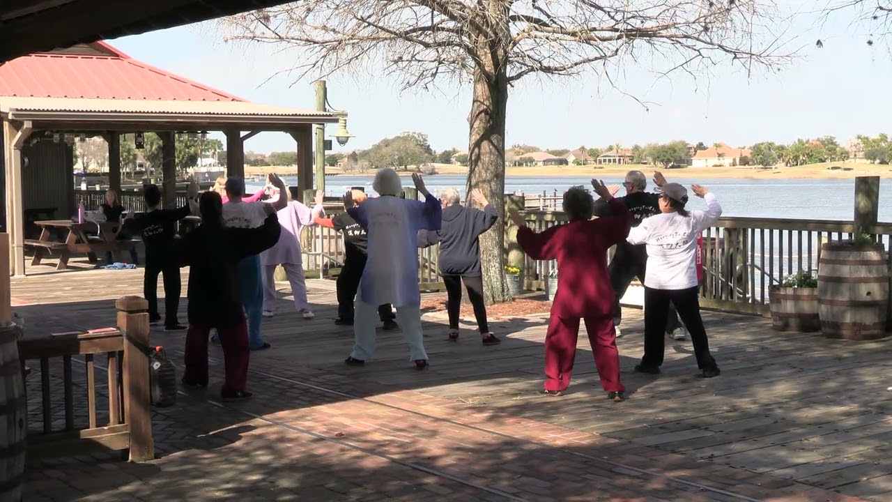 Tai Chi (Yang Style 32 Form) with Hanqing Tai Chi in the Villages, Florida 26 February 2026.