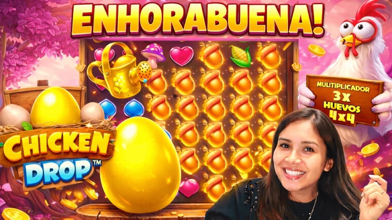 Atrapa🐔🥚 el Huevo de Oro en Chicken Drop🐔🥚