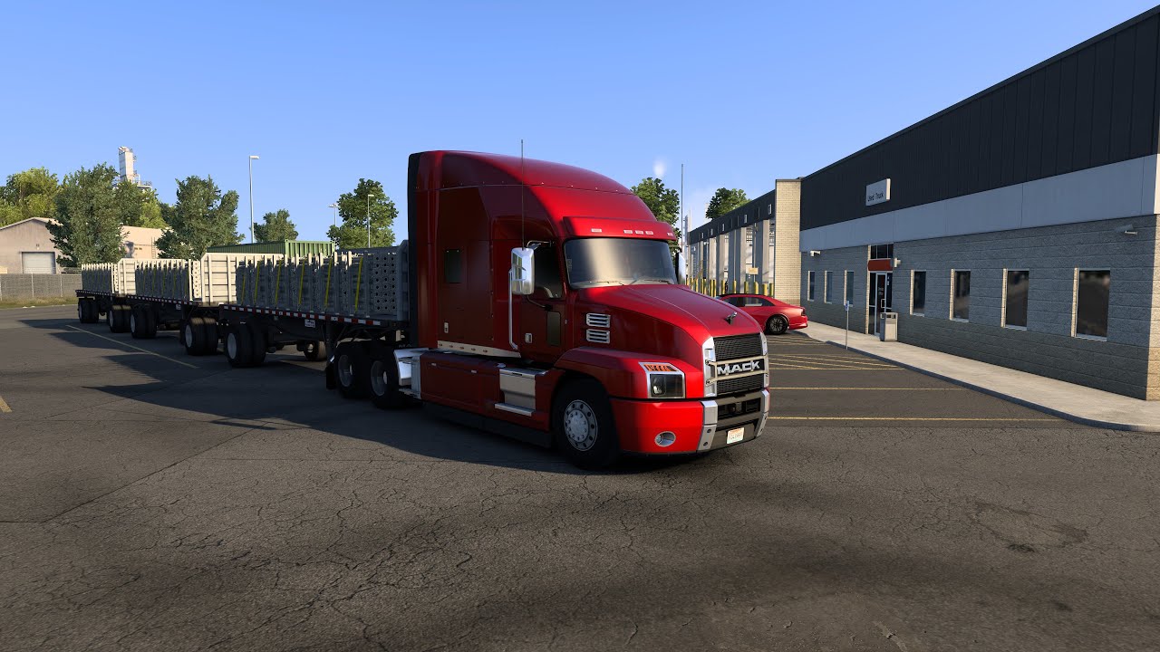 Mack Anthem Triple Trailer | American Truck Simulator