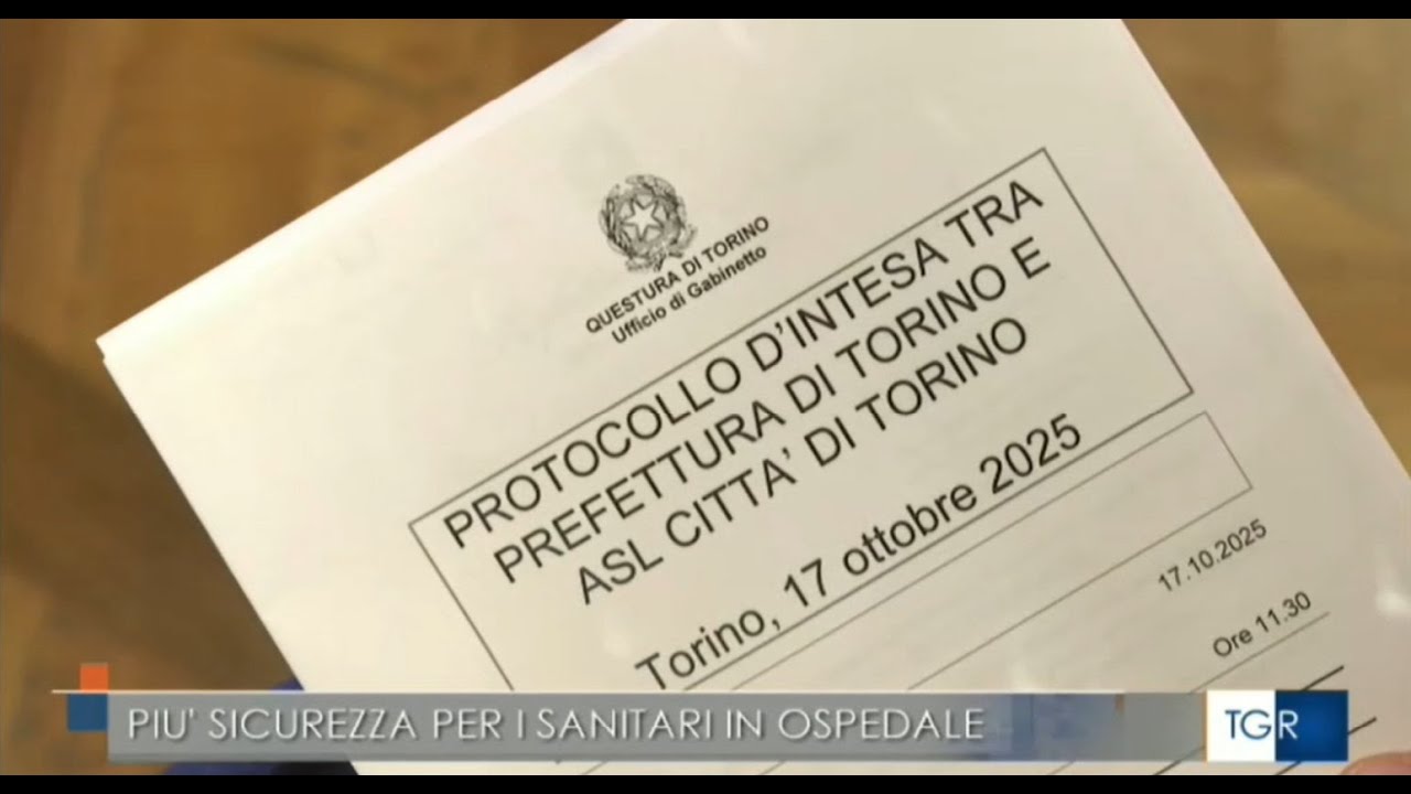 Firmato il Protocollo d'Intesa tra Prefettura e ASL Citt&agrave; di Torino. Pi&ugrave; sicurezza negli Ospedali