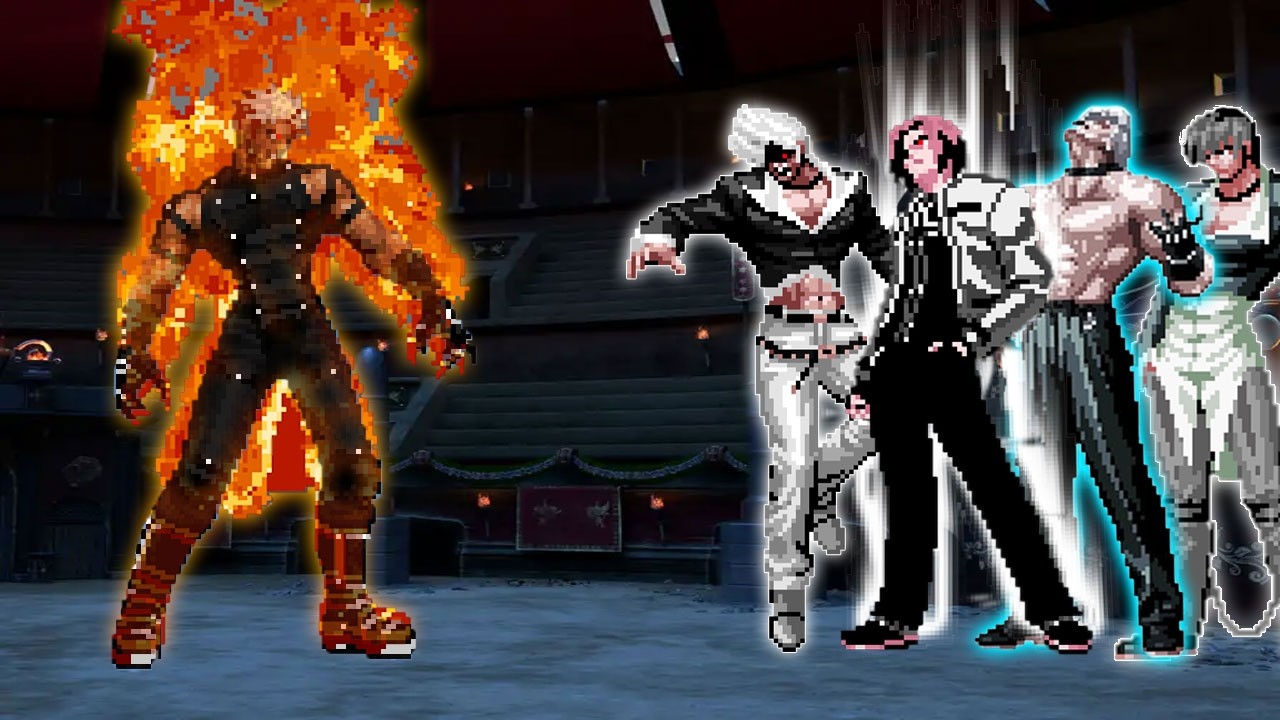[Mugen KOF] CONSTANTINE  Krizalid Vs White flame Team