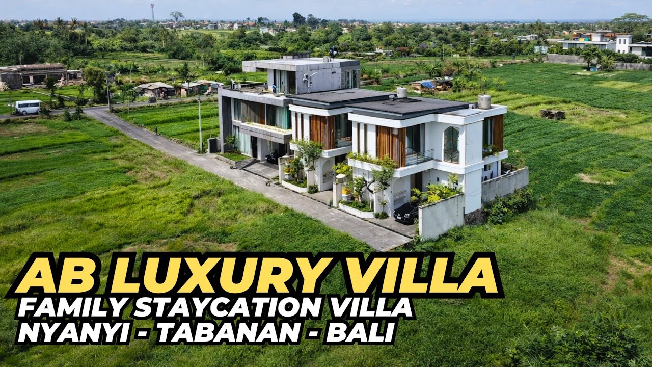 AB LUXURY VILLA NYANYI TABANAN BALI REVIEW | Best Family Villa at Tabanan Bali Near Canggu