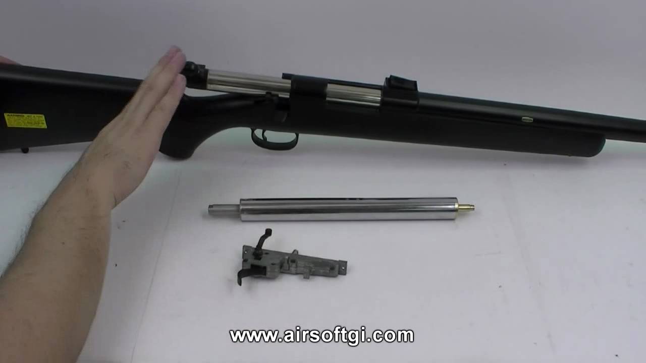 Airsoft GI 101 - How It Works - Spring Powered Bolt Action Sniper Rifle