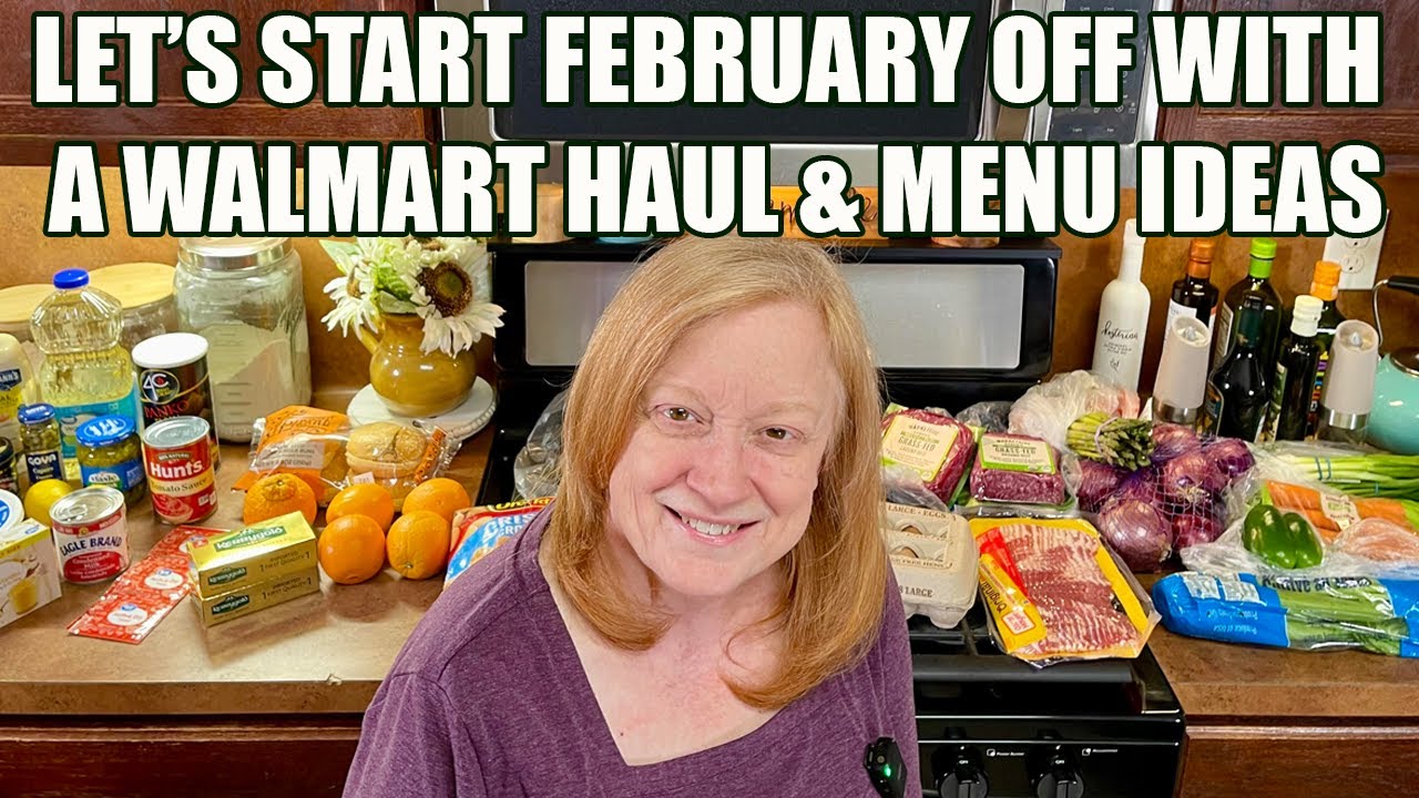 New WALMART HAUL AND MENU IDEAS FOR 2 WEEKS