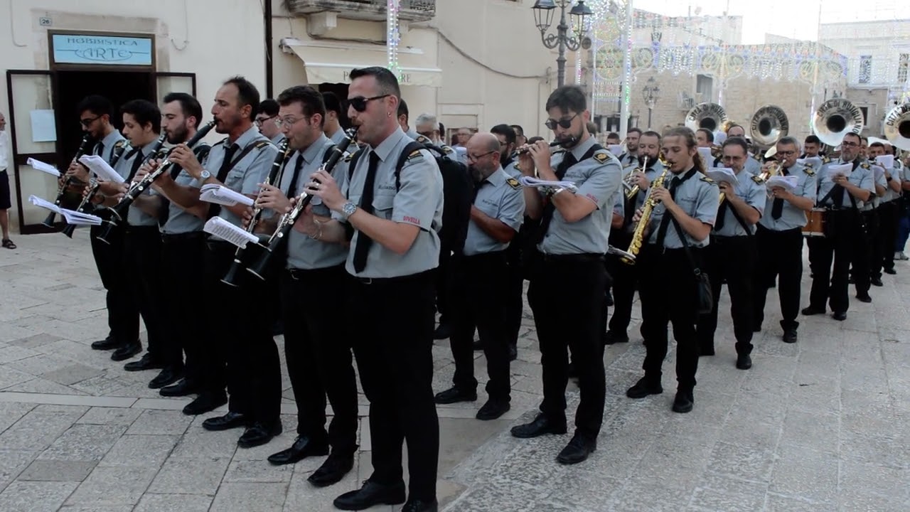 Banda di Rutigliano - Marcia I Gladiatori - Festa Madonna degli Angeli a Cassano delle Murge 2/8/24