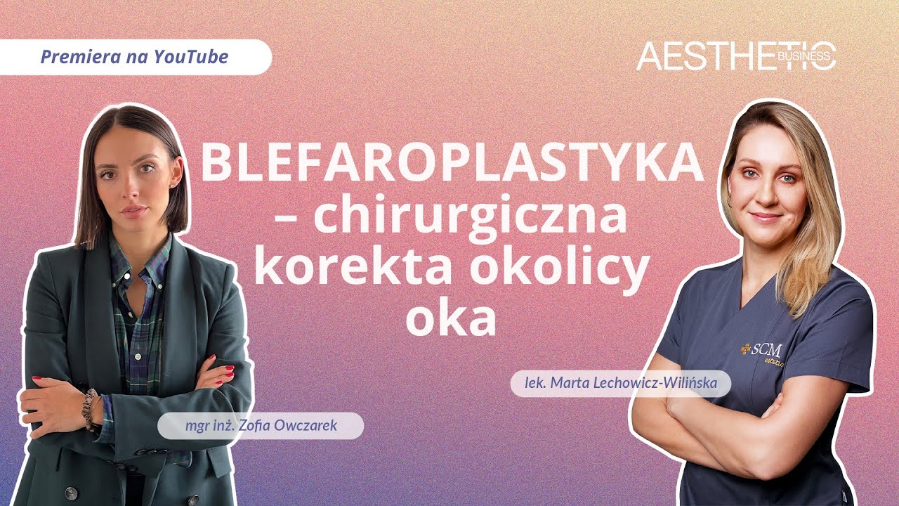 Blefaroplastyka - chirurgiczna korekta okolicy oka - rozmowa z lek. Martą Lechowicz-Wilińską