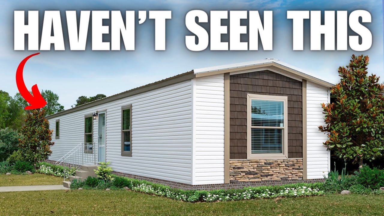 SUPER UPSCALED single wide mobile home model I haven't toured yet! Prefab House Tour