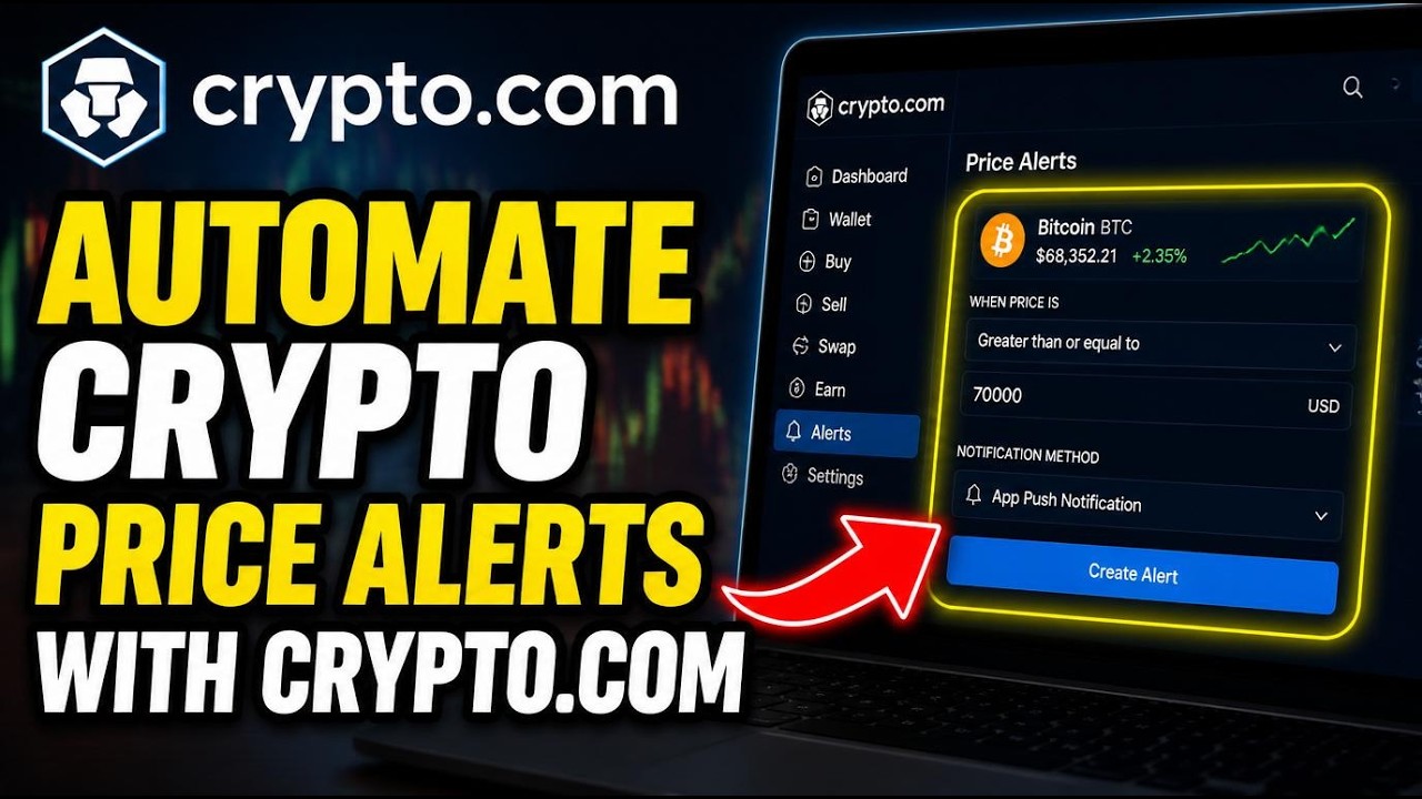 Как настроить автоматические оповещения о цене криптовалюты на Crypto.com &mdash; подробное руководство