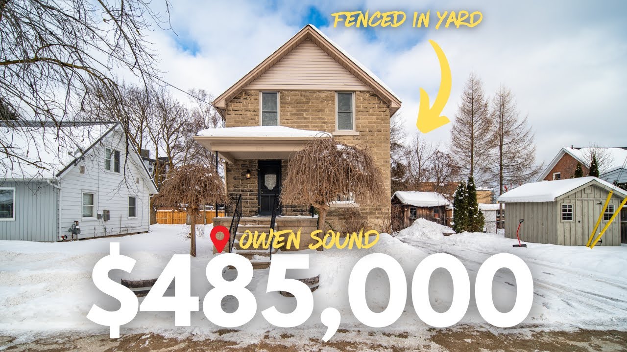Sold! Inside this $485,000 Century home with original character in an ideal Owen Sound location!