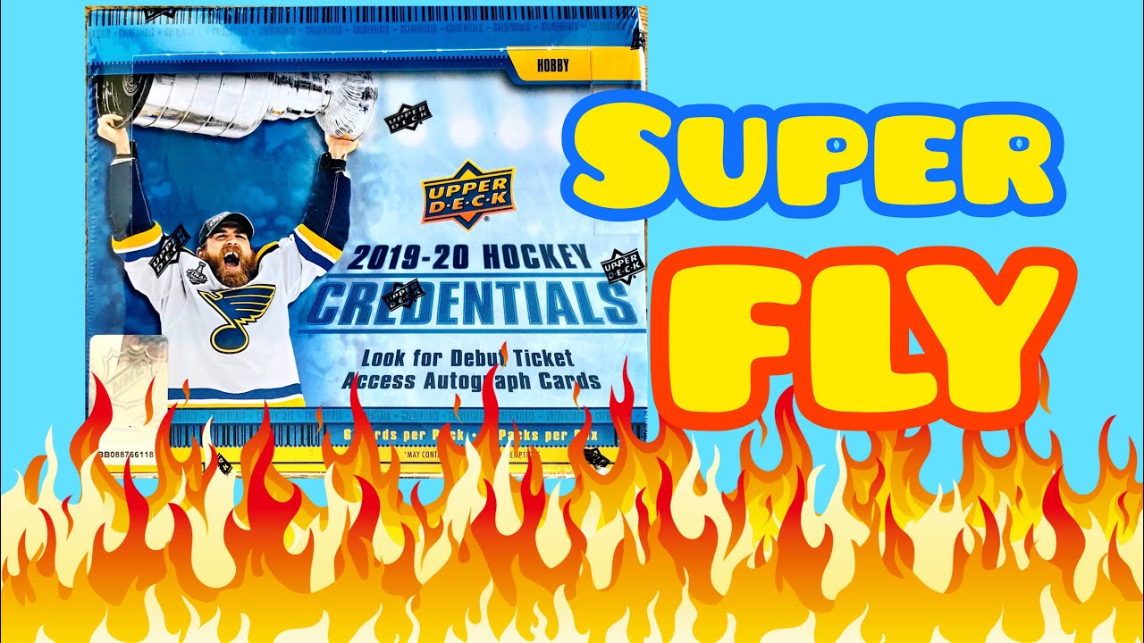 2019-20 (19/20) Upper Deck Credentials Hockey Hobby Box Break | SUPER FLY! (2020)