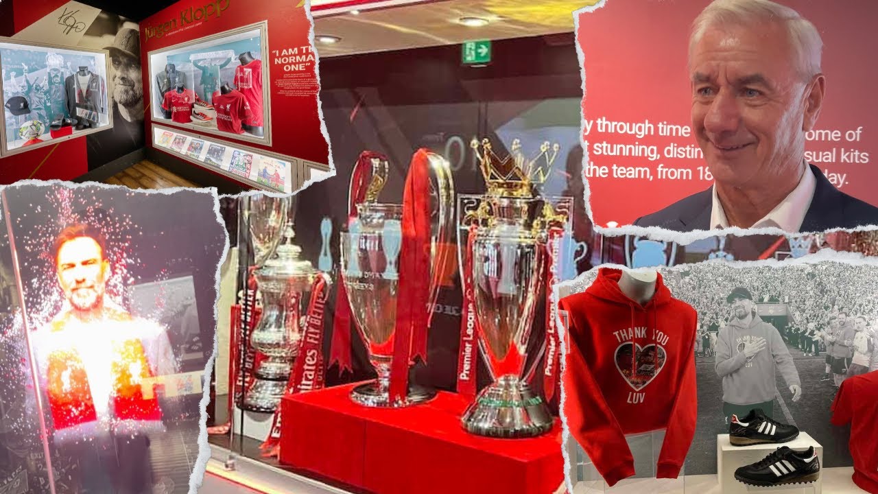 Inside the new Liverpool FC museum at Anfield