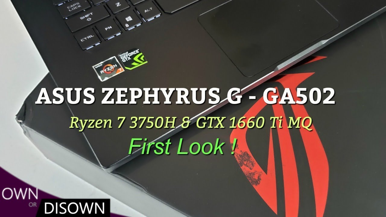 Asus Zephyrus G (GA502) Unboxed First Impressions !