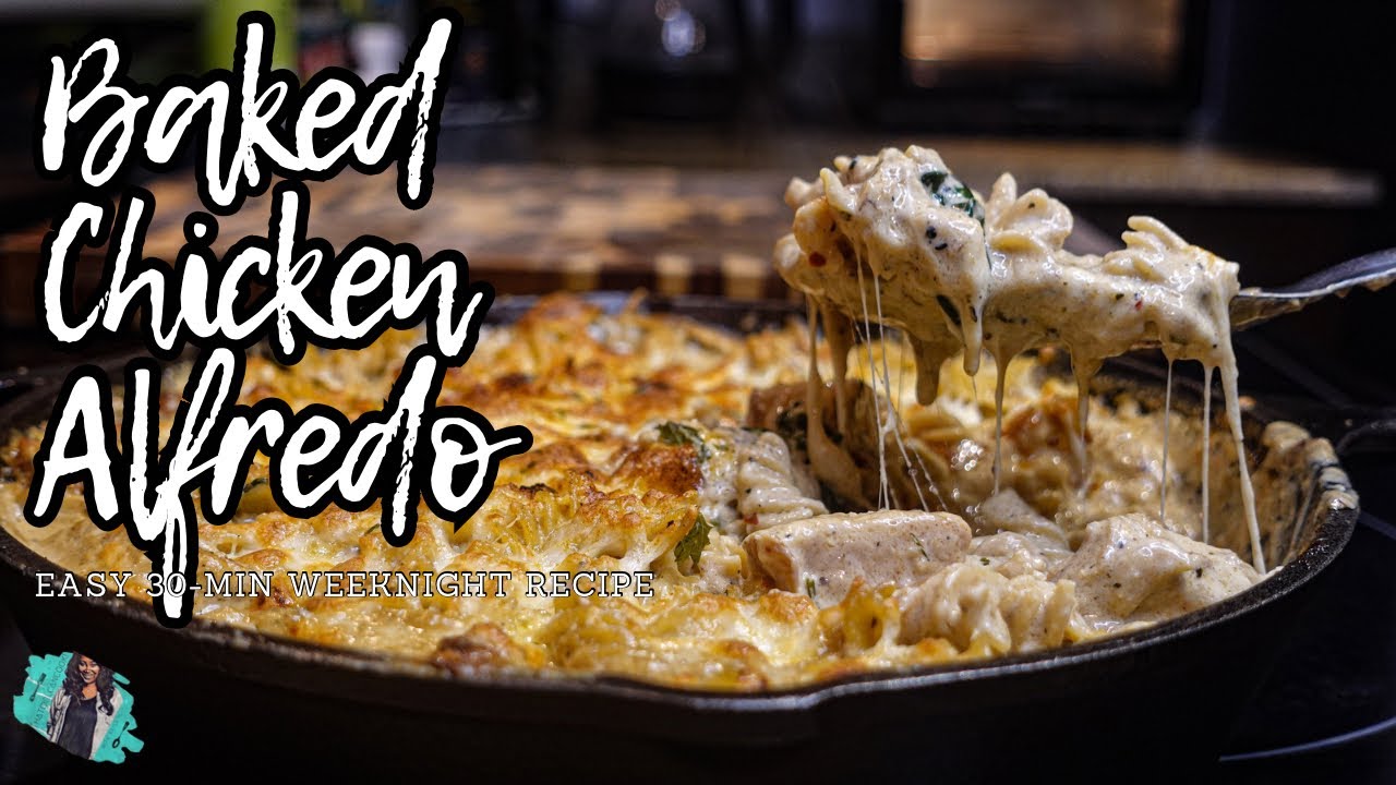 HOW TO MAKE DELICIOUS CHICKEN ALFREDO BAKE | QUICK & EASY 30-MINUTE WEEKNIGHT MEAL