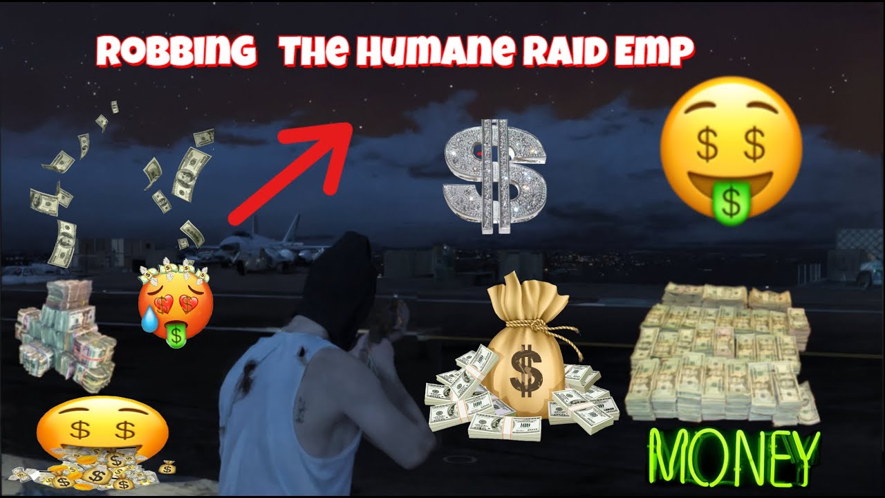Robbing The Humane Raid Emp Jet In GTA 5 Online