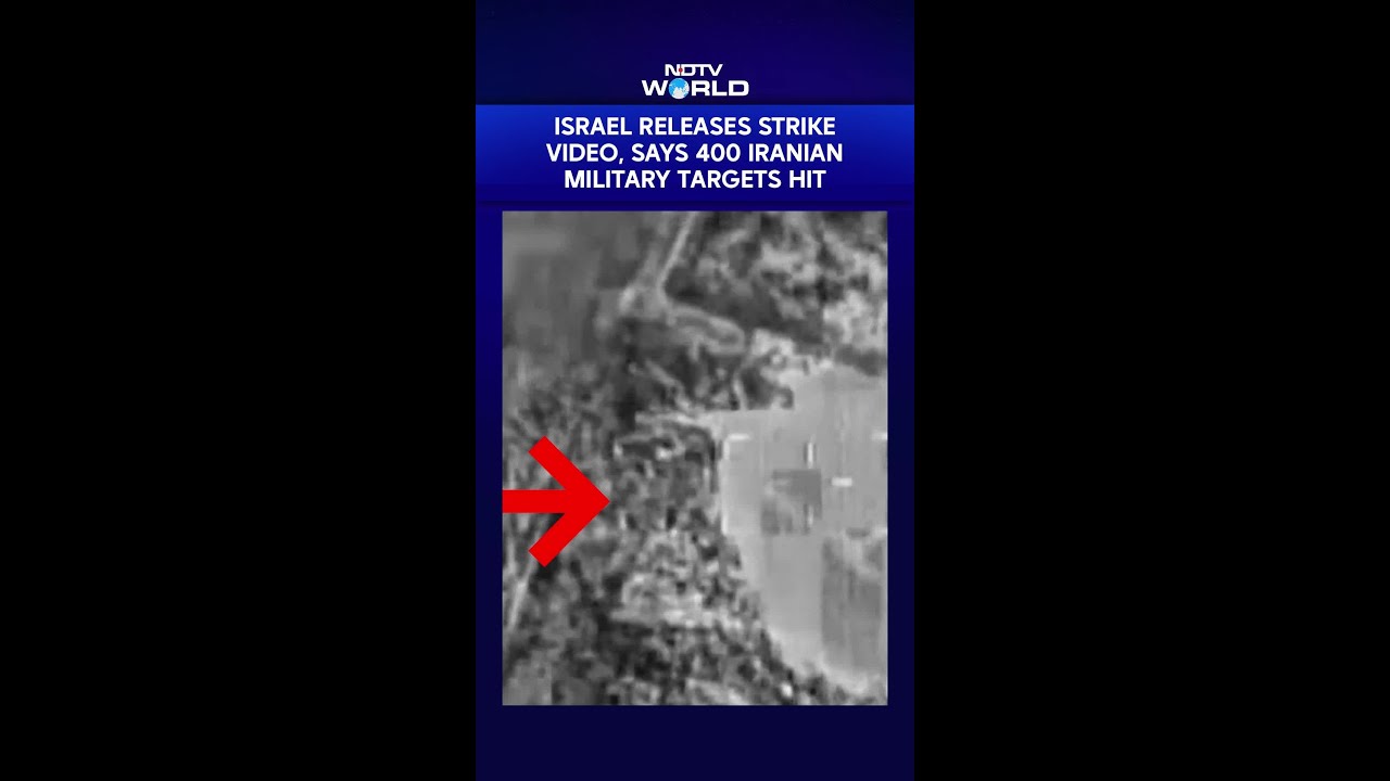 IDF Releases Strike Video, Says 400 Iranian Military Targets Hit