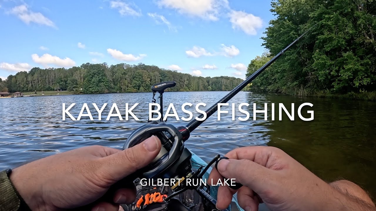 Testing Minn Kota Terrova on Perception Outlow Kayak | Gilbert Run Lake Raw | Kayak Bass Fishing