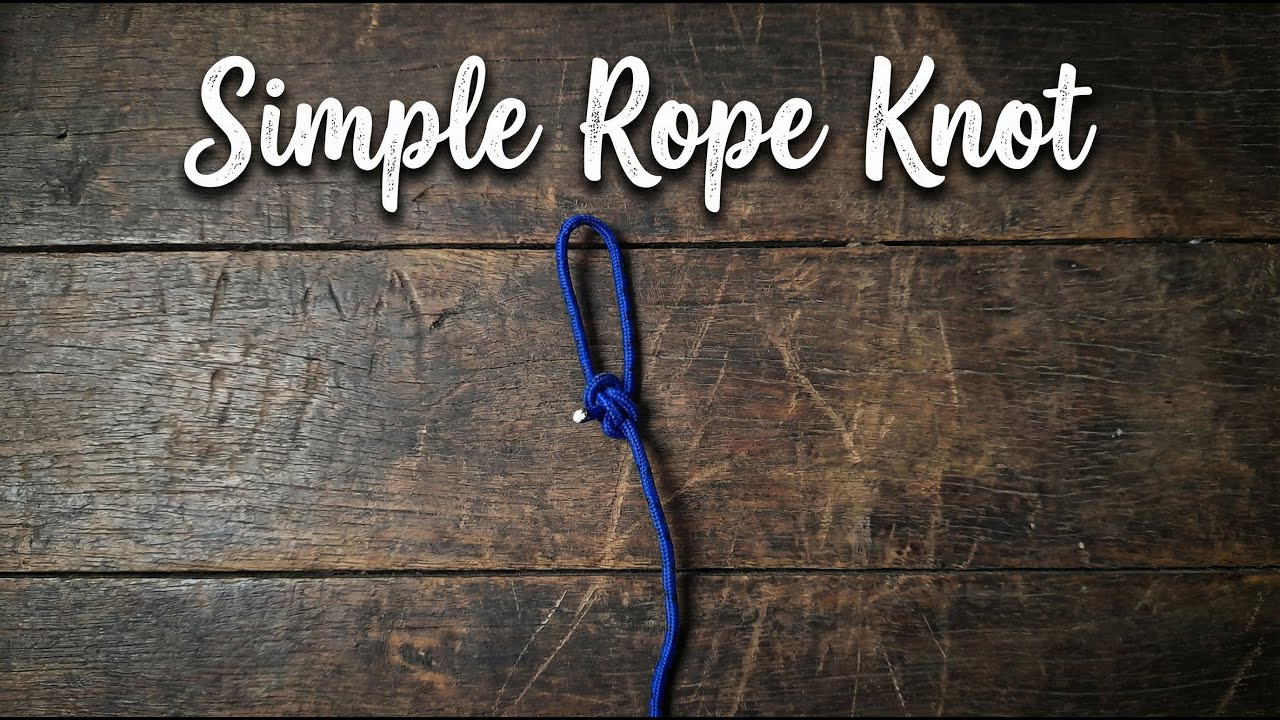 Quick DIY Rope Knot Everyone Should Know