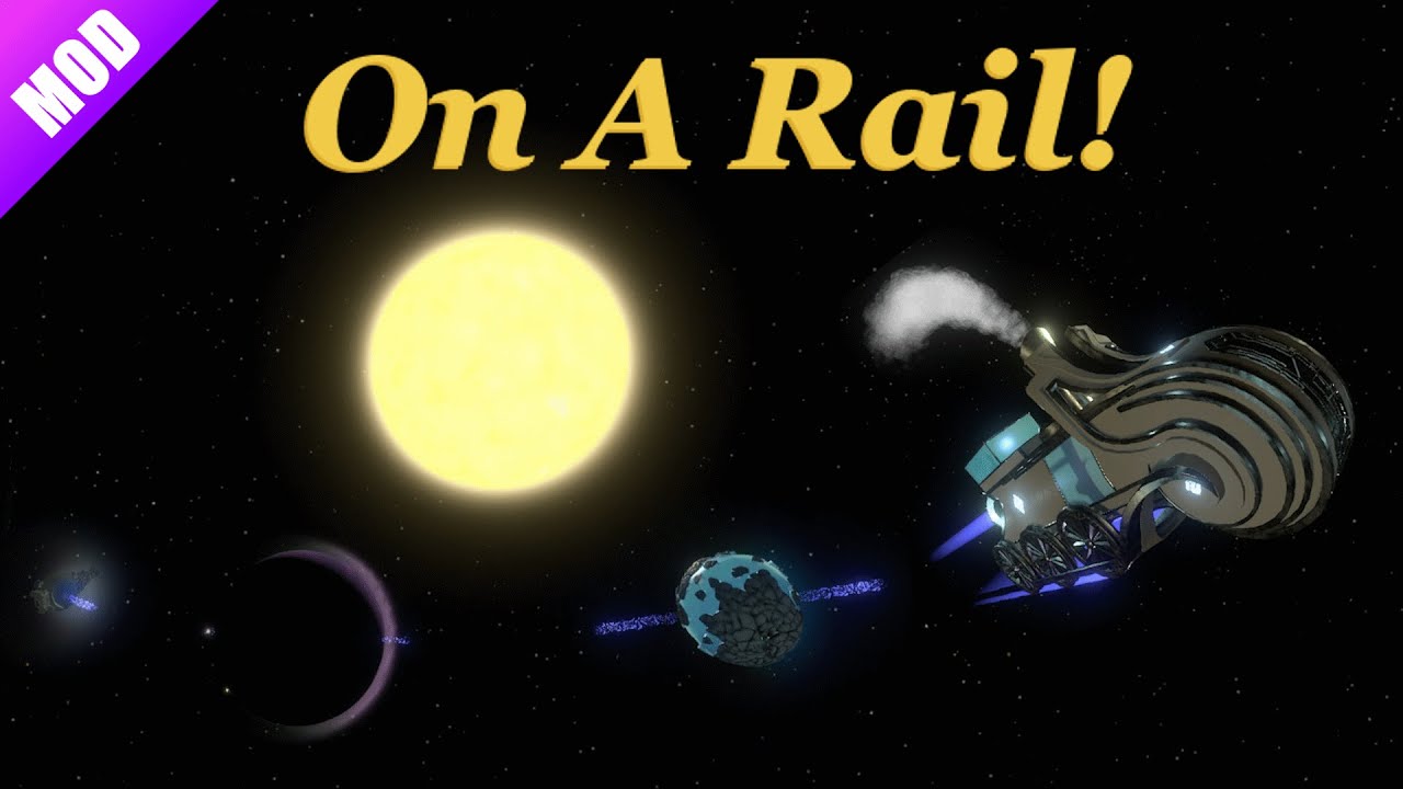 A Train Made of Planets - On A Rail Playthrough (Outer Wilds Mod)