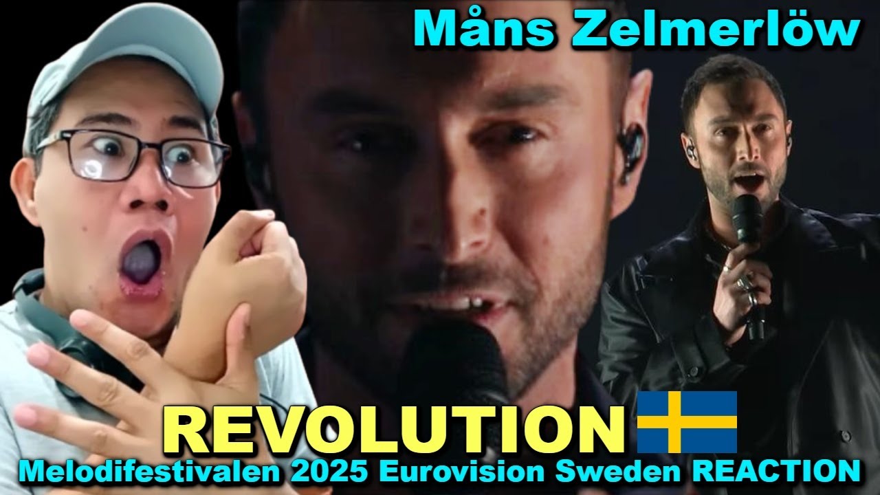 Måns Zelmerlöw - Revolution - Melodifestivalen 2025 Eurovision Sweden REACTION