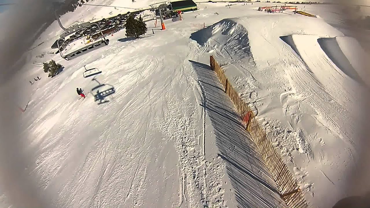 La Molina snow park Trampolí+ Alabaus 2.2. 2014