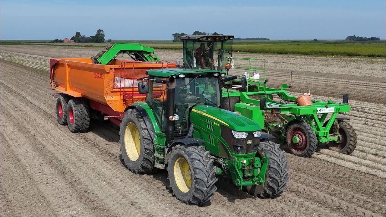 Pootaardappelen rooien met AVR-ZR 26  Akkerbouwbedrijf Mts. Hoff  Usquert.   4K.