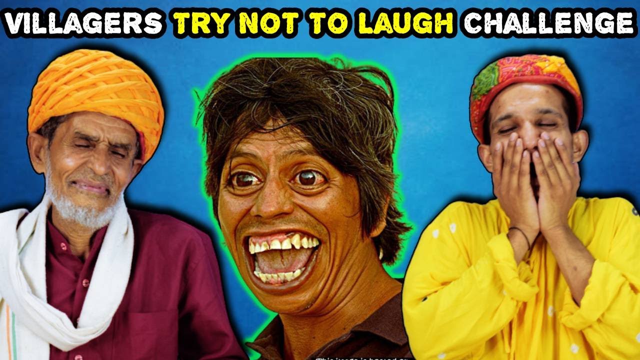 Villagers Try Not To Laugh Challenge ! Tribal People Try Not To Laugh Challenge