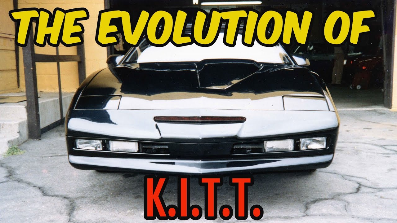 Эволюция KITT из «Рыцаря дорог» — изменения приборной панели, бампера и консоли на протяжении все...