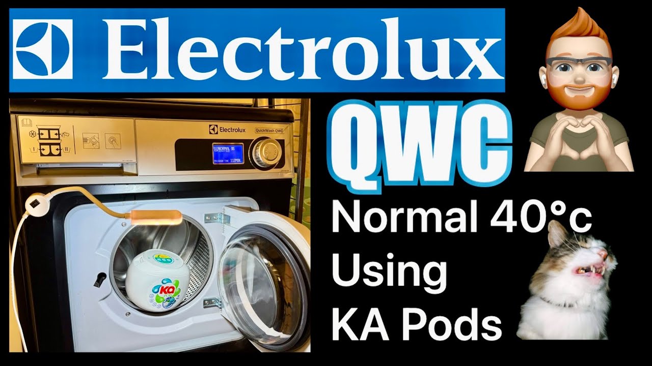 Electrolux QWC Normal 40 Using KA 4in1 Pods @whichwasher2007 @HooverA3060 