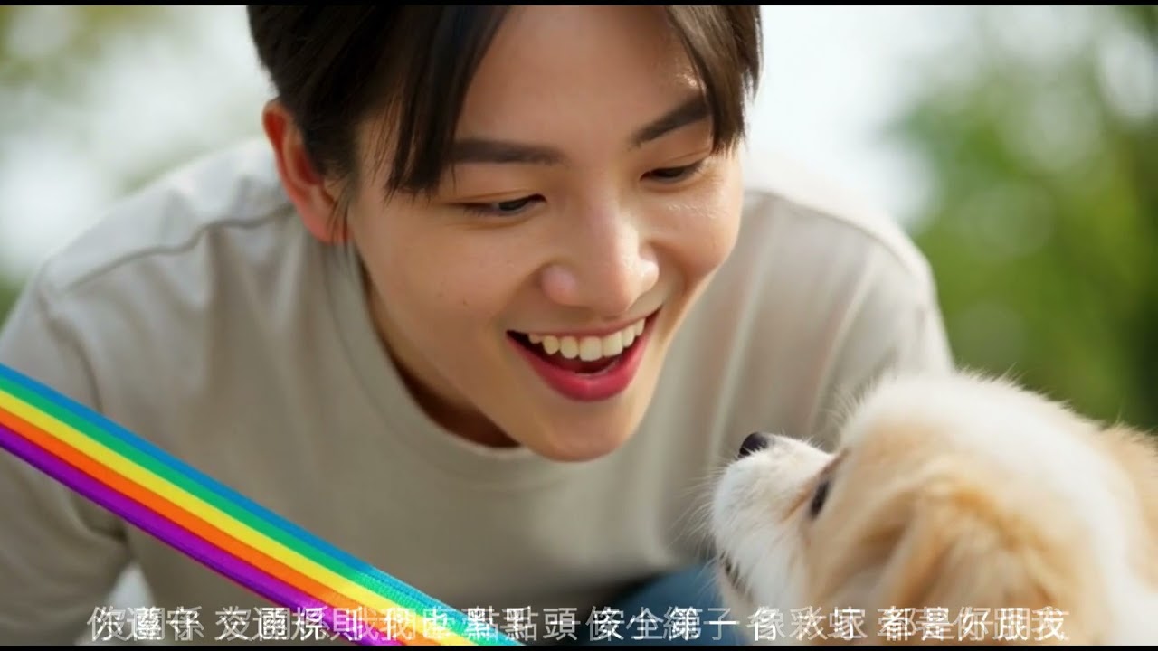 Q比的河堤大冒險 🐾｜給孩子的「交通安全與禮貌」之歌｜快樂散步小組