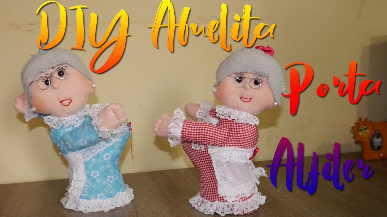 DIY ABUELITA PORTA ALFILERES SÚPER FÁCIL!