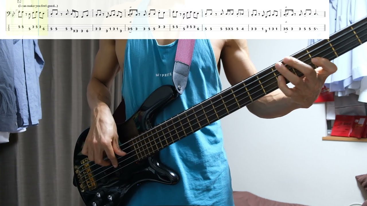 Shalamar - I Can Make You Feel Good【Bass Cover + TAB】