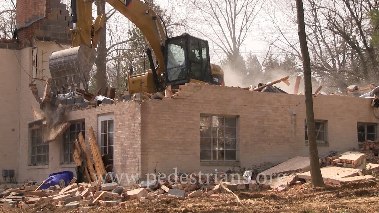House Demolition, Bradley Blvd.