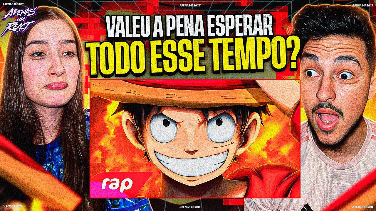 Apenas um react | Rap do Luffy - Chapéu de palha | 7mz (One Piece)
