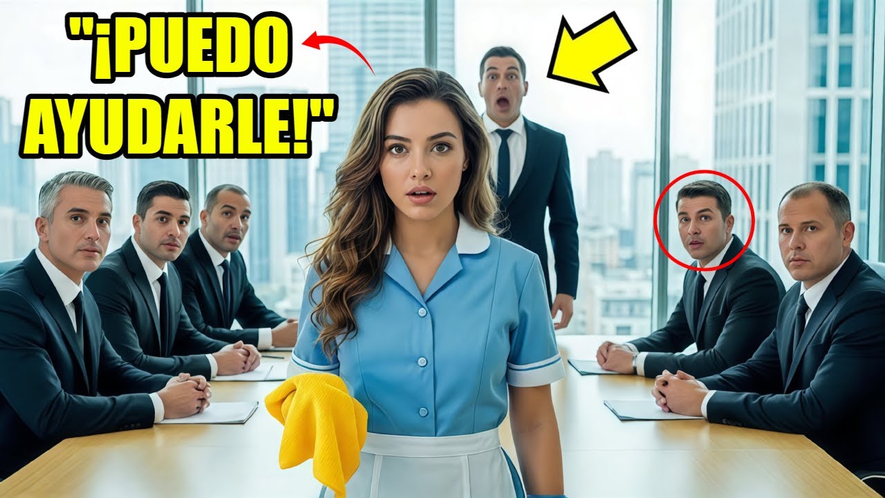 Millonario entra en PÁNICO sin un Traductor... hasta que la LIMPIADORA sorprendió a TODOS