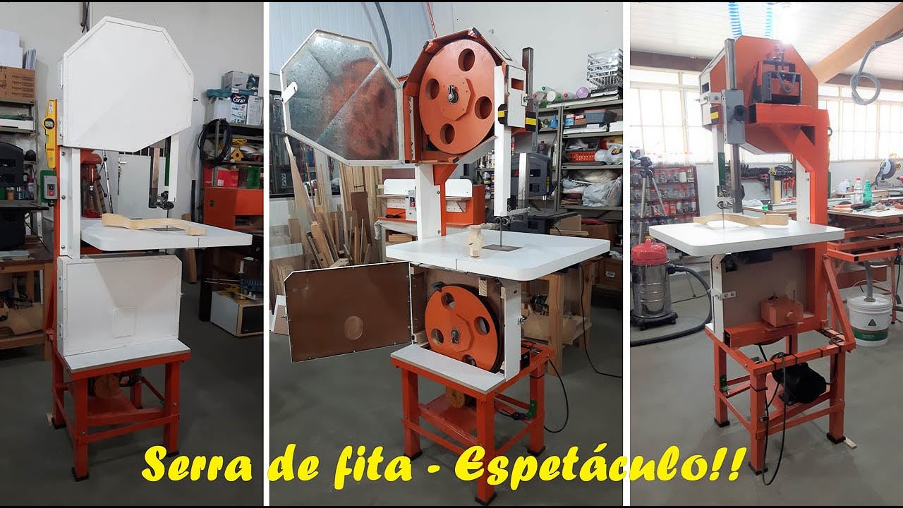 Serra de fita - Bandsaw homemade