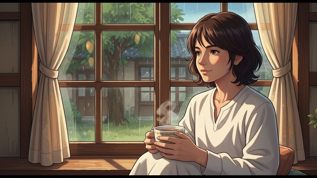 A Rain-Soft Morning in the Old Village | Tea, Silence, and Slow Living ASMR